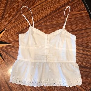 Eyelet summer top